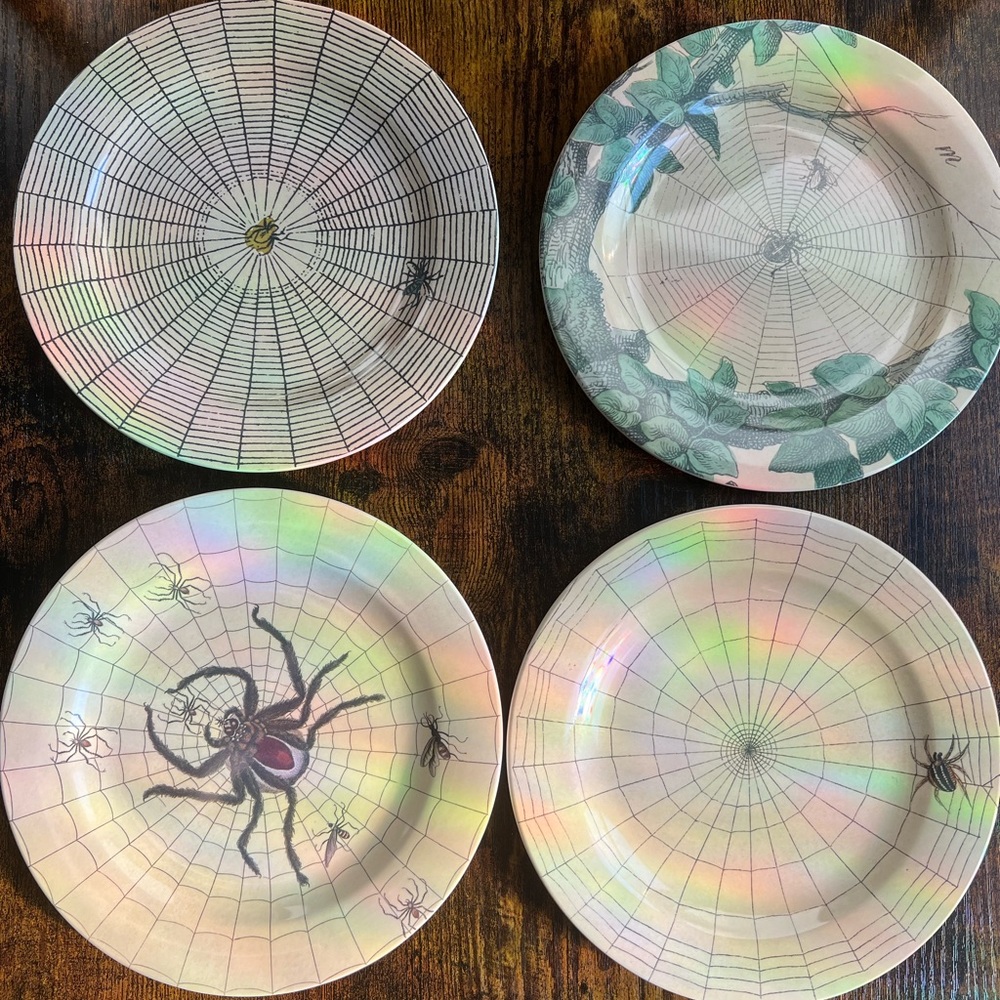 John Derian x Target Halloween Spider Web Appetizer Plates